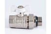 Шаровой кран PROFACTOR PF STANDARD с полусгоном, с уплотнением, в/н, ручка бабочка, 3/4 дюйма PF UBV 325 UR