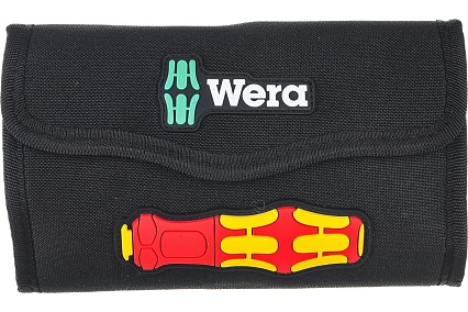 Набор ручка держатель со сменными отвертками WERA Kraftform Kompakt Turbo i 1 VDE WE-057484