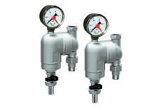 Фильтр FAR 100 мкм, с манометром, t max 95 C, 25 бар, поворотное соединение, 1/2 ВР-НР FA 39A6 12100 SET2