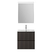 Мебель для ванной BelBagno Uno-Mini 50 см Темно-серый матовый