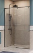 Душевая дверь BelBagno SOFT_CLOSE-1-BF-1-140-C-GM 140x200 прозрачная, оружейная сталь