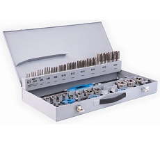 Набор ручных метчиков и плашек GSR M3-M20 DIN 352/223 HSSG 56 предметов 00708090