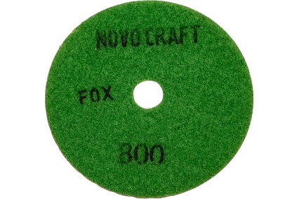 Диск алмазный гибкий черепашка Fox 100 мм, № 800, мокрый рез, 10 шт NOVOCRAFT PPTSW1000800