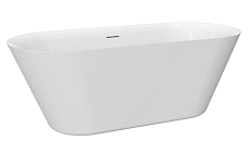 Акриловая ванна AQUAme AQM3501GW 167x75 см белый глянец