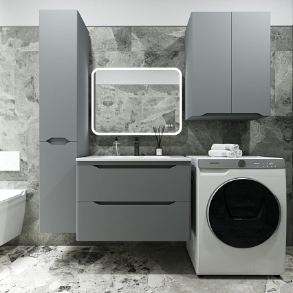 Тумба с раковиной Style Line Марелла Люкс Plus 80 см подвесная