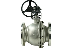 Шаровой кран DN.ru КШФП.316.200 Ду 200 Ру16 с редуктором D160-04831