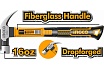 Молоток кровельщика Ingco 450 гр. HCHD0166
