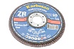 Круг лепестковый торцевой, прямой, цирконат 65% 125х22.2 мм, P-120 ABRAFORM AF-FLAP-FT-125-P120-ZR65