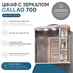 Зеркальный шкаф Vigo Callao 70 см с поворотной полкой zsh.CAL.70.El
