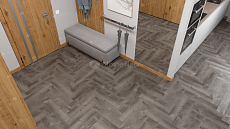 SPC ламинат Alpine Floor Parquet LVT Дуб Мерга 590x118x2,5 мм, ECO 16-13