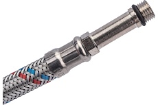 Подводка для смесителей СТМ сталь, 1/2xM10x50 см., длинный штуцер CWFLS050