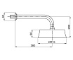 Душевая лейка Bugnatese Olimp CZR-TDD2-02 с изливом бронза