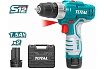 Аккумуляторная ударная дрель-шуруповерт Total Li-ion TIDLI1232