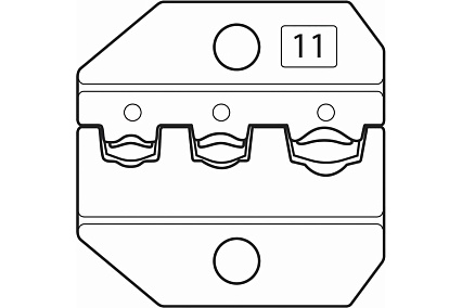 Пресс-клещи КВТ CTK-11 74851