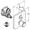Смеситель для душа Kludi E2 498350575 термостат