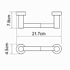 Держатель туалетной бумаги WasserKRAFT Donau K-9422