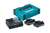 Набор PSK MKP1SY122 (2 аккумулятора BL1016, зарядное устройство DC10SB, кейс MAKPAC тип 1) Makita 197652-7