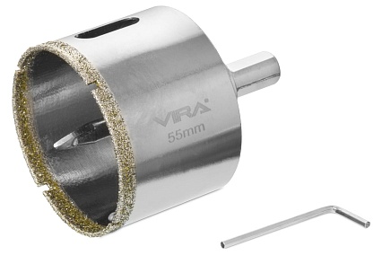 Коронка алмазная по керамике 55 мм VIRA 559507