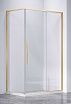 Душевой уголок Vincea Слим-Н (Slim-N) VSR-4SN8010CLG 100x80 брашированное золото, стекло прозрачное