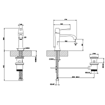 Смеситель для раковины Gessi Mimi 31101.031