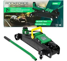 Подкатной гидравлический домкрат Rockforce 2т (h min 135мм, h max 390мм) RF-TR20003(56647)