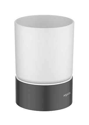 Держатель для стакана Aquatek Лира AQ4428MB черный матовый