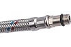 Подводка для смесителей СТМ сталь, 1/2xM10x40 см., короткий. штуцер CWFSS040
