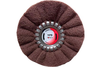 Нетканый шлифовальный круг NPB 150 мм, 4 слоя A/M Toyev 5642