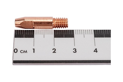 Наконечник токопроводящий (Cu-E; М6х28; 0.8 мм) для горелок MIG/MAG Энаргит M6X28X0.8