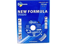 Диск алмазный отрезной Турбо New Formula (125х22.23 мм) TRIO-DIAMOND T102