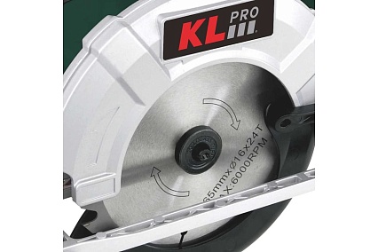 Циркулярная бесщеточная пила KLPRO 18 В / 5,0 Ач 12001 KLDAT18B-50