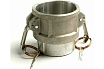 Алюминиевый камлок TITAN LOCK типа B серия "EcoLine", розетка наружная резьба BSP 1 1/4", TL125BAL-EL