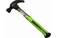 Молоток-гвоздодер ON кованый, с фиберглассовой ручкой, 250 г 06-11-250