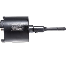 Коронка алмазная с переходником М16-SDS+ по железобетону Expert (82х70 мм) Diamaster 121.600.7226