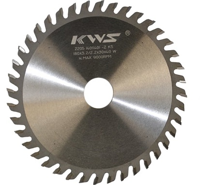 Пильный диск KWS 180х30х3.2х40T W K5 01.TYJ.05.1803032040W