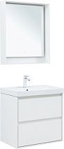 Мебель для ванной Aquanet Милан 70 см белый глянец