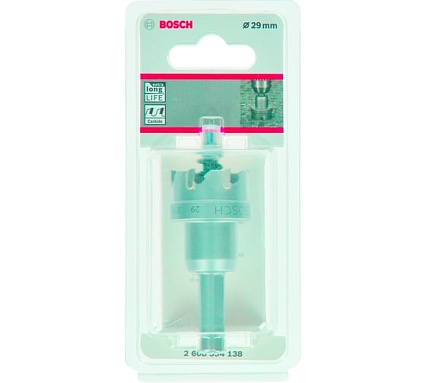 Коронка Precision for Sheet Metal с твердосплавными напайками 29 мм Bosch 2608594138
