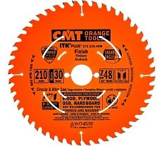 Диск пильный по дереву (210х30/25х1,8/1,2 мм; Z48) CMT 272.210.48M