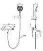 Смеситель для ванны Vincea Феерие (Feerie) VTFW-5FE2CH хром