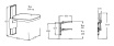 Cиденье для душа RGW SHP-12 откидное, регулируемое по высоте