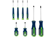 Универсальный набор отверток CrV, трехкомпонентные рукоятки, 8шт Сибртех 13375