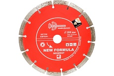 Диск алмазный отрезной Сегментный New Formula (200х22.23 мм) TRIO-DIAMOND S205