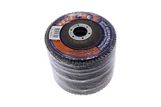 Круг шлифовальный лепестковый торцевой 115x22 мм, Р40, 10 шт РОССНА Р861220