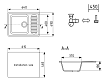 Кухонная мойка Ulgran Classic U-202-309 64 см темно-серый