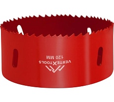 Коронка биметаллическая по металлу 120 мм Vertextools 2525-120