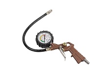 Пистолет для подкачки шин FORSTIME с аналоговым манометром и шлангом, в блистере FT-STG-05(54678)