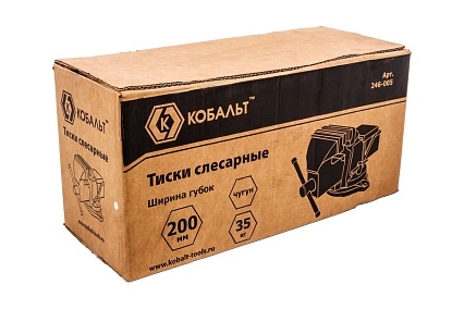 Слесарные поворотные тиски КОБАЛЬТ 246-005