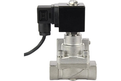 Электромагнитный клапан DN.ru V2W-901P-NC Ду15 Ру6-100 НЗ PTFE 220В AC D130-02730