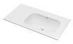 Раковина Vincea Elise 100 см Corian, белый матовый, правая VCB-4EL100MW-R