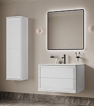 Мебель для ванной Iddis Oxford Neo 80 см белый матовый